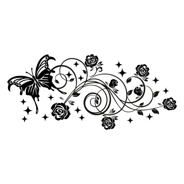 Wall Stickers: Flower Temis