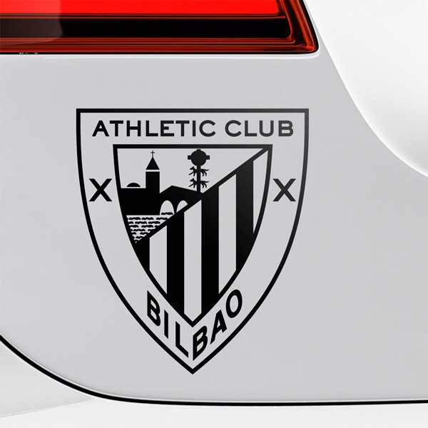 Car & Motorbike Stickers: Shield Athletic Club Bilbao