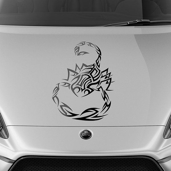 Car & Motorbike Stickers: Tribal scorpion