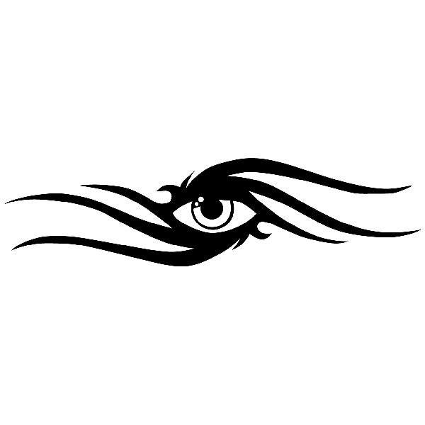 Car & Motorbike Stickers: Tribal Eye