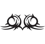 Car & Motorbike Stickers: Tribal