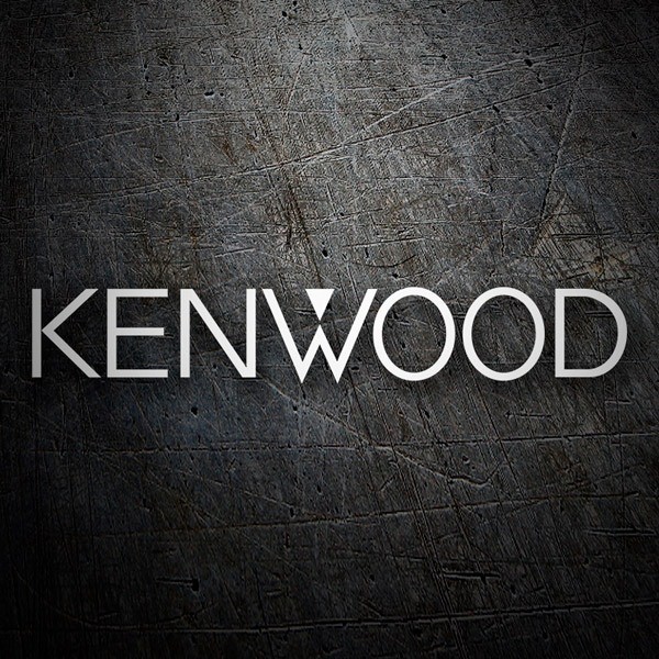 Car & Motorbike Stickers: Kenwood with Inverted Triangle