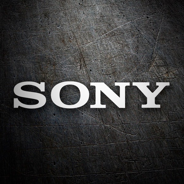 Car & Motorbike Stickers: Sony in Uppercase Letters