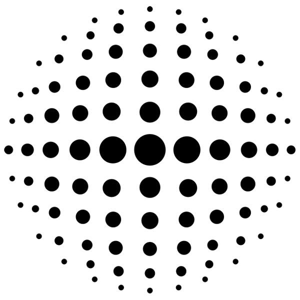 Wall Stickers: Psychedelic Circle