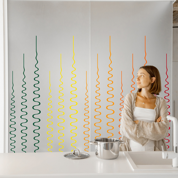 Wall Stickers: ornament wavy