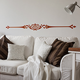 Wall Stickers: ornamental horizontal line