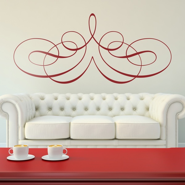 Wall Stickers: victorian symmetric filigree