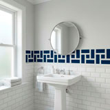 Wall Stickers: Wall Border Greek Rectangles 12