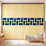 Wall Stickers: Wall Border Greek Rectangles 16
