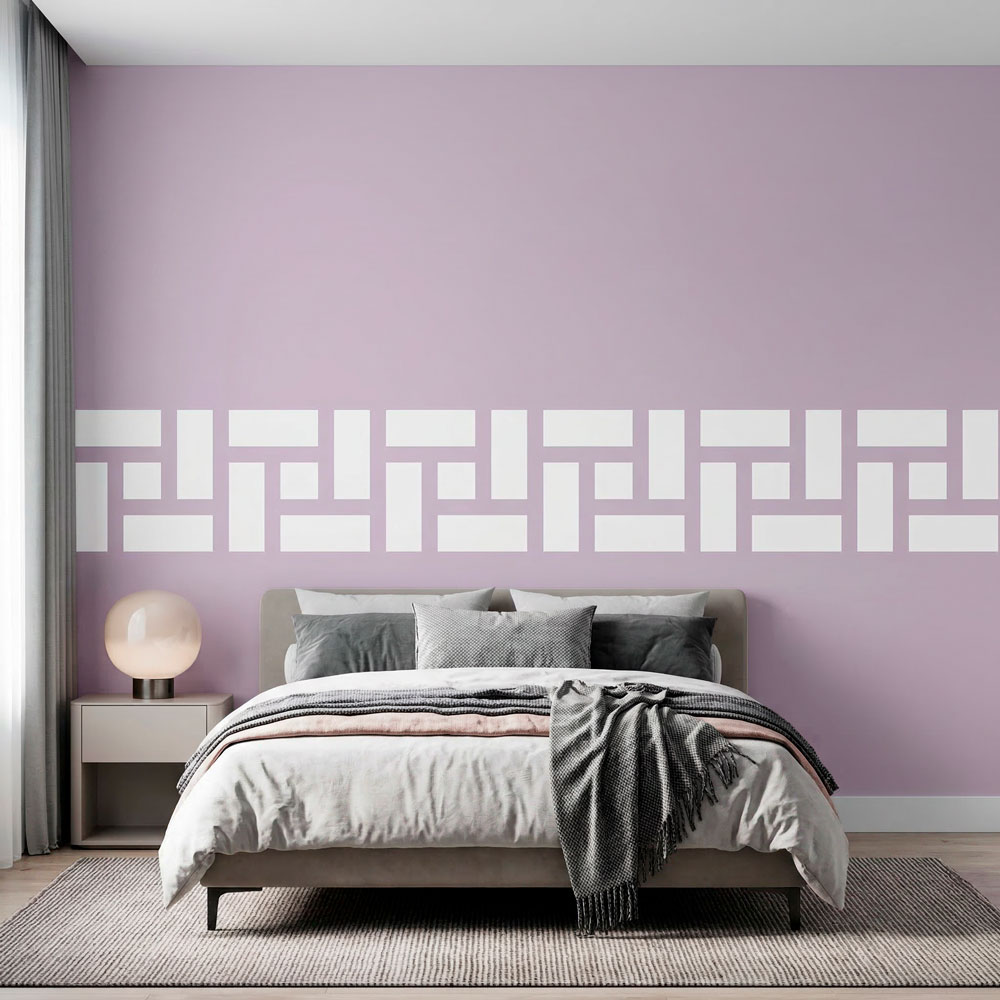 Wall Stickers: Wall Border Greek Rectangles