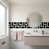 Wall Stickers: Wall Border Greek Rectangles 10