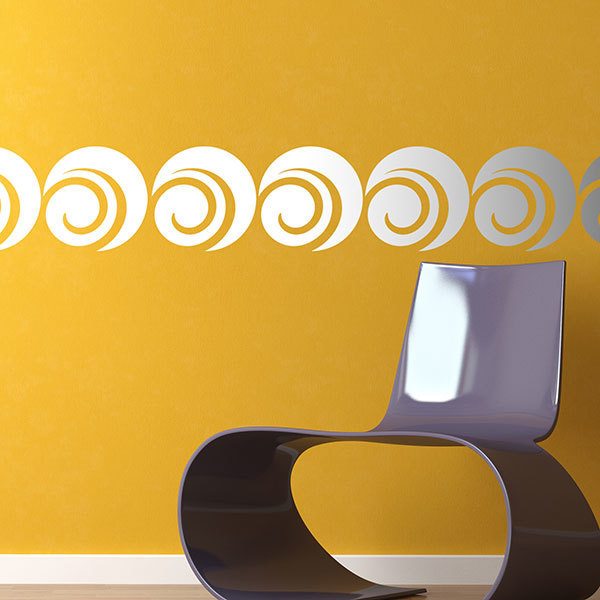 Wall Stickers: Self adhesive borders Circles