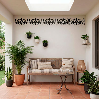 Wall Border Garden 6/9
