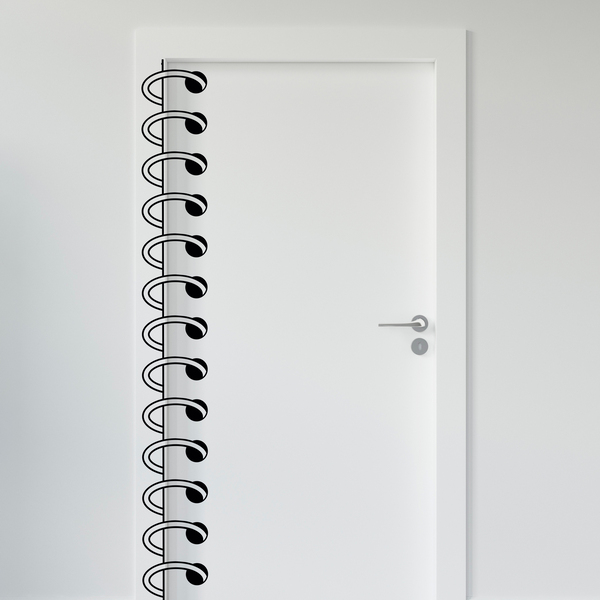 Wall Stickers: Wall kid Spiral Notebook