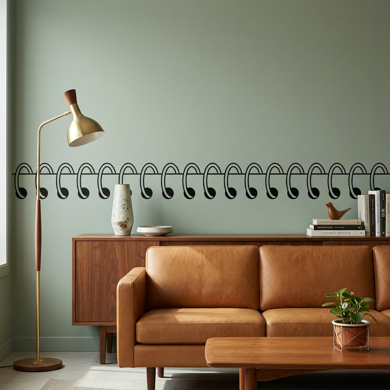 Wall Stickers: Wall kid Spiral Notebook