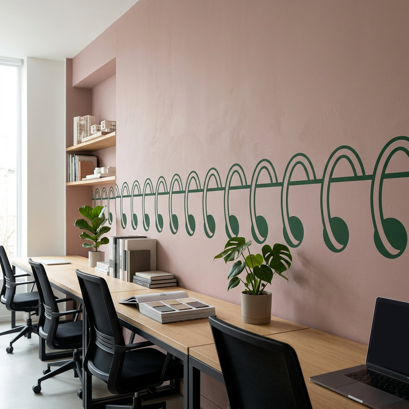 Wall Stickers: Wall kid Spiral Notebook