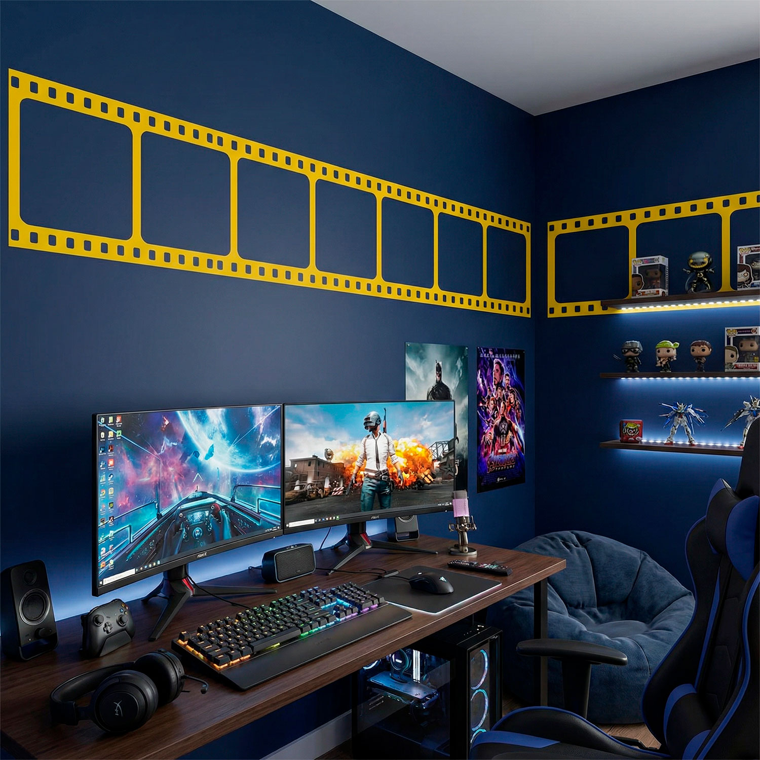 Wall Stickers: Border Movies