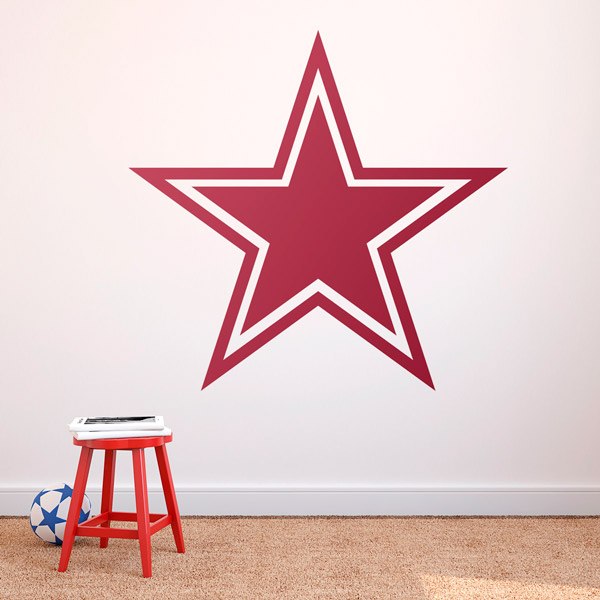 Wall Stickers: Contoured Star