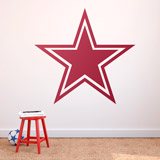 Wall Stickers: Contoured Star 2