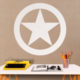 Wall Stickers: Star within a circle 2