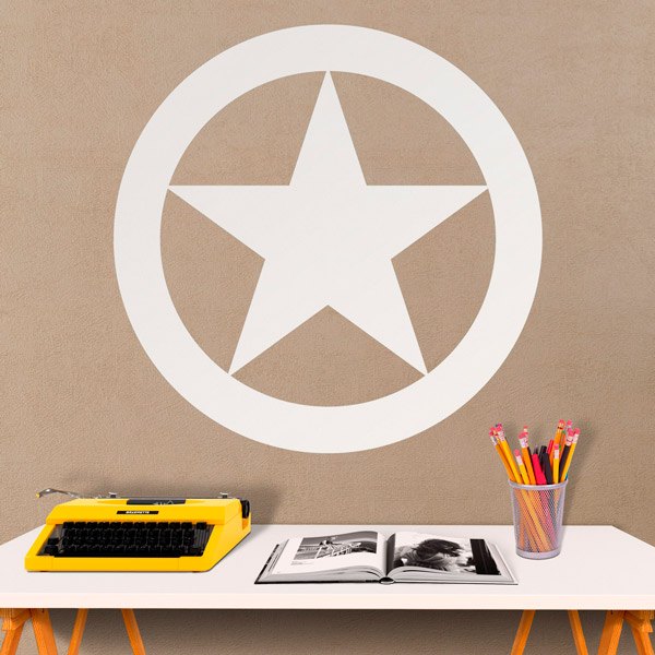 Wall Stickers: Star within a circle