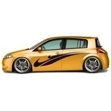 Car & Motorbike Stickers: Stripes kit 42