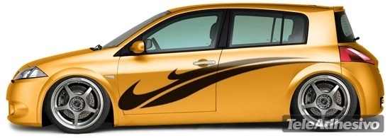 Car & Motorbike Stickers: Stripes kit 42