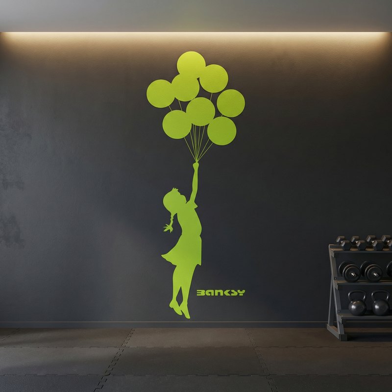 Wall Stickers: Banksy, Girl with Balloons