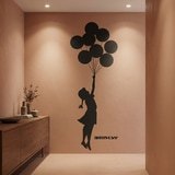 Wall Stickers: Banksy, Girl with Balloons 14