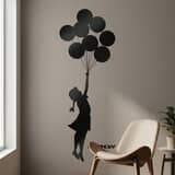 Wall Stickers: Banksy, Girl with Balloons 15