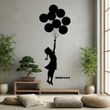 Wall Stickers: Banksy, Girl with Balloons 5