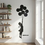 Wall Stickers: Banksy, Girl with Balloons 6