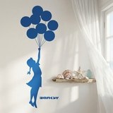 Wall Stickers: Banksy, Girl with Balloons 9