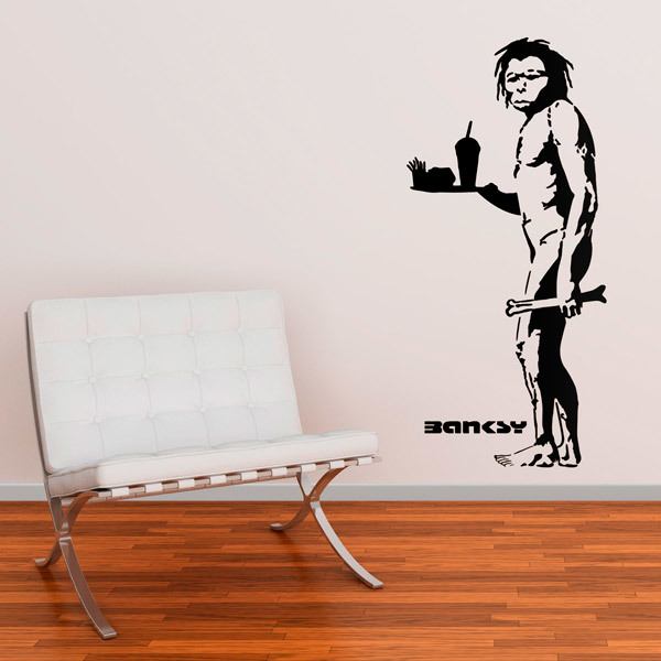 Wall Stickers: Banksy, Prehistoric Menu