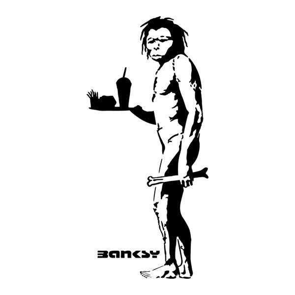 Wall Stickers: Banksy, Prehistoric Menu