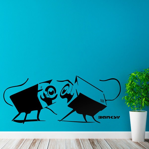 Wall Stickers: Banksy, Rat Cams 0