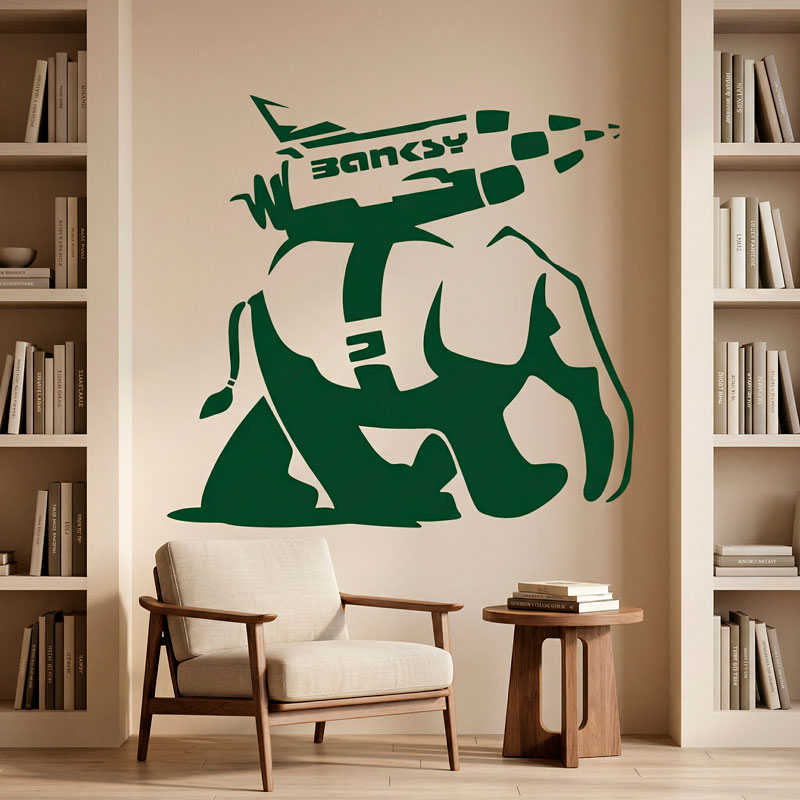 Banksy, Rocket Elephant 2/9