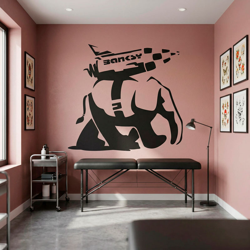 Banksy, Rocket Elephant 3/9