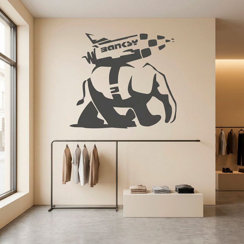 Banksy, Rocket Elephant 4/9