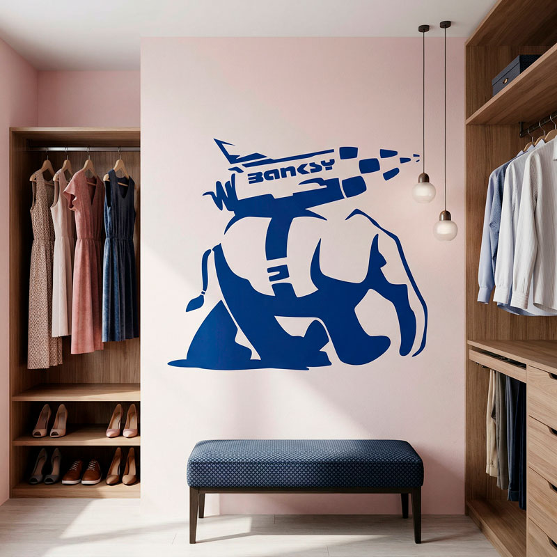 Banksy, Rocket Elephant 9/9