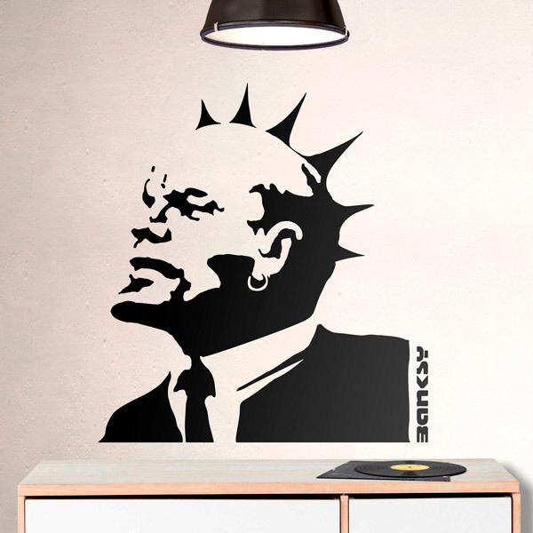 Wall Stickers: Banksy, Lenin Punk