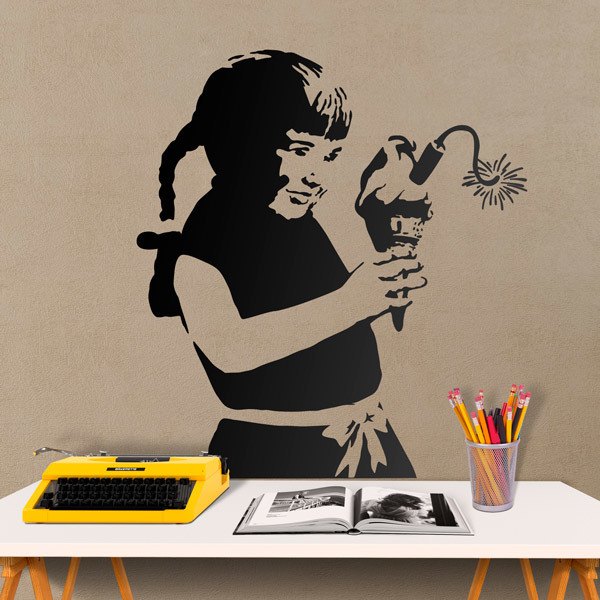 Wall Stickers: Banksy, Ice Cream Pump