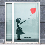 Wall Stickers: Banksy, Girl with a Balloon 2