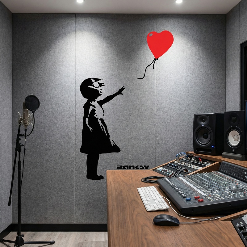 Wall Stickers: Banksy, Girl with a Balloon