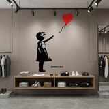 Wall Stickers: Banksy, Girl with a Balloon 15