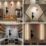 Wall Stickers: Banksy, Girl with a Balloon 17