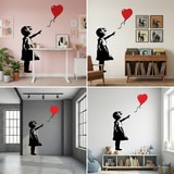 Wall Stickers: Banksy, Girl with a Balloon 18