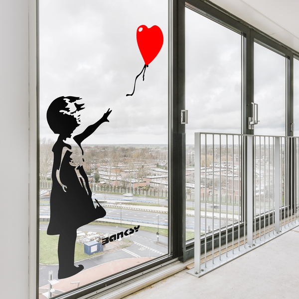 Wall Stickers: Banksy, Girl with a Balloon