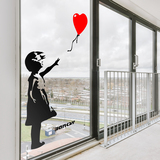Wall Stickers: Banksy, Girl with a Balloon 3
