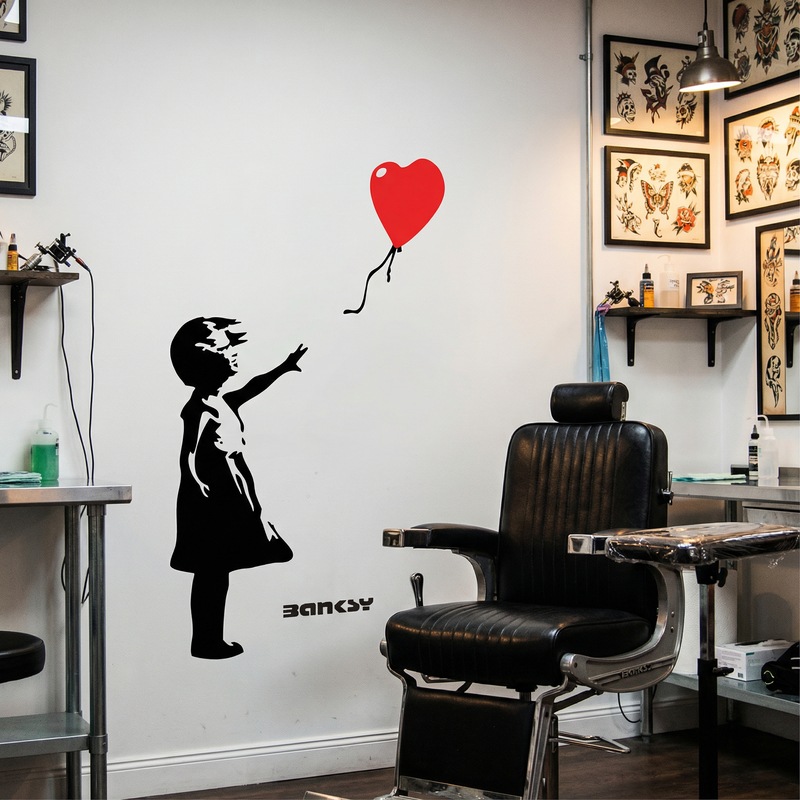 Wall Stickers: Banksy, Girl with a Balloon